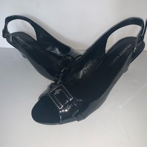 Franco Sarto Black Mystic Heels